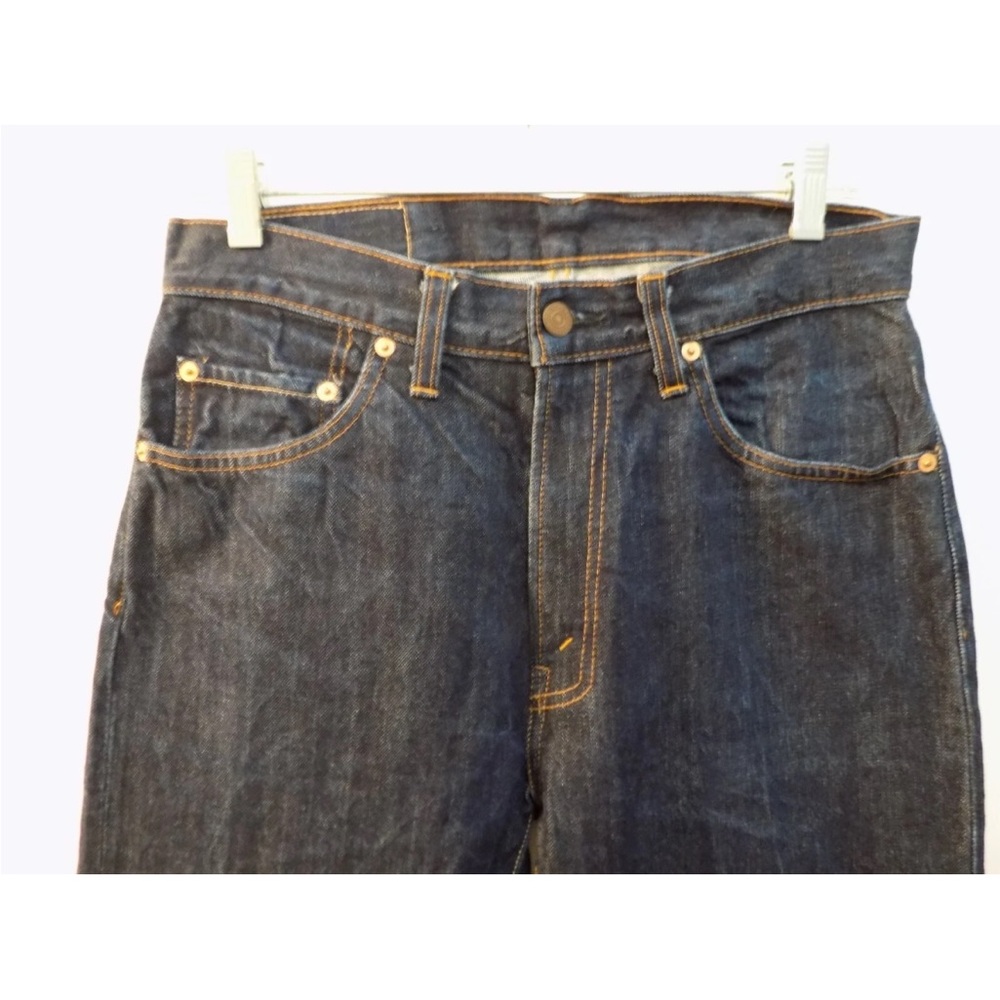 Vintage LVC 1960s LEVIS 505 0217 Big-E Redline Selvage Dark Indigo Jeans 31 x 34 - Picture 2 of 13